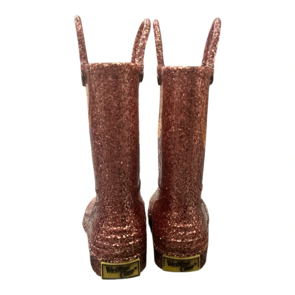 Girl’s Western Chief Glitter Rain Boots. Like new! Excellent condition!